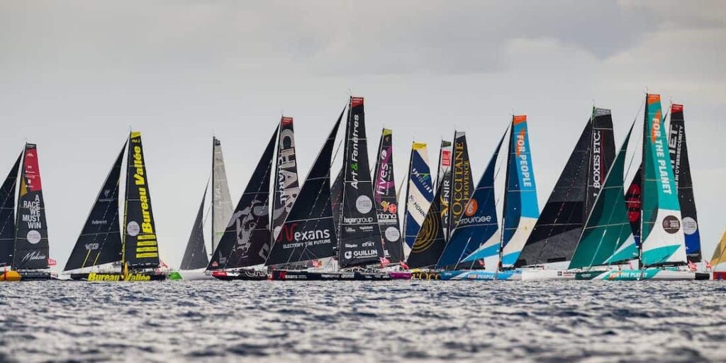 Video The 2024 Vendée Globe start day. Be Water Positive