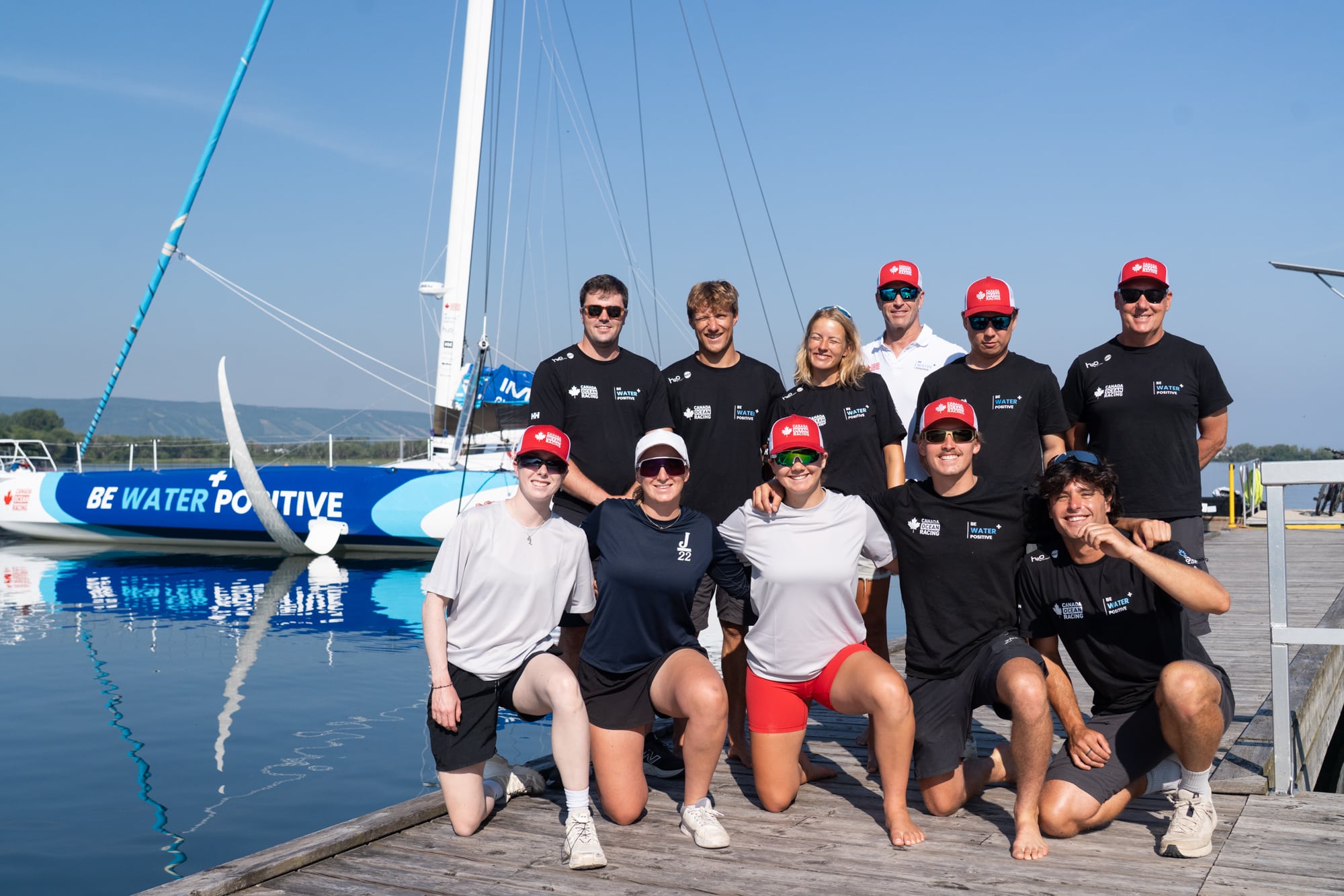 Canada Ocean Racing pathway programme team, summer 2026